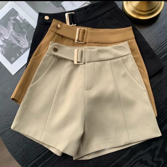 Shorts Casual Tiro Alto